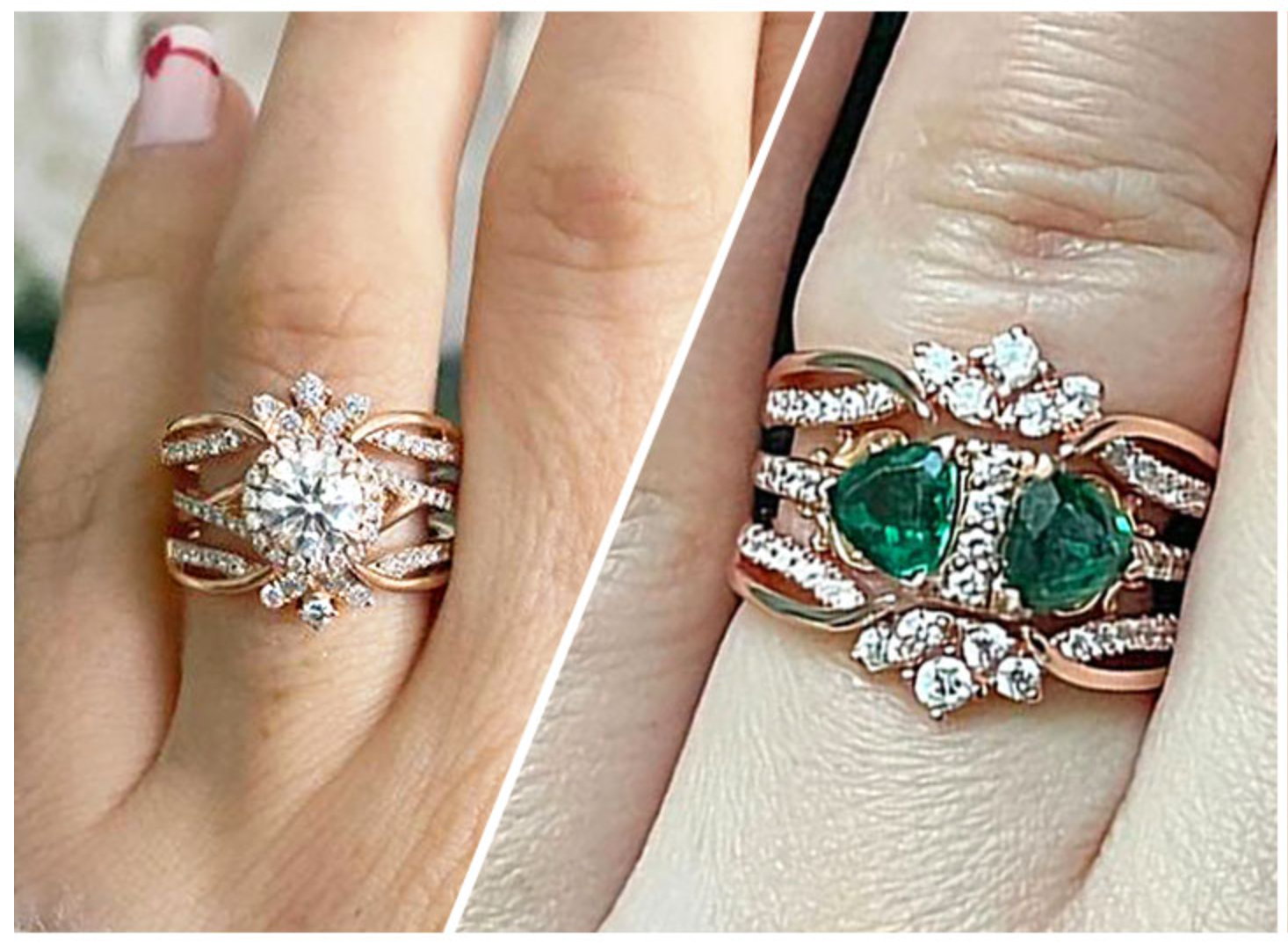 Sterling Silver Guard Ring Enhancer for Engagement Rings Stackable Elegant Adjustable