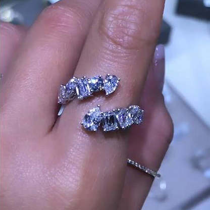 Unique Design Wedding Band for Women In Sterling Silver-Sterling Silver-lornajewelry