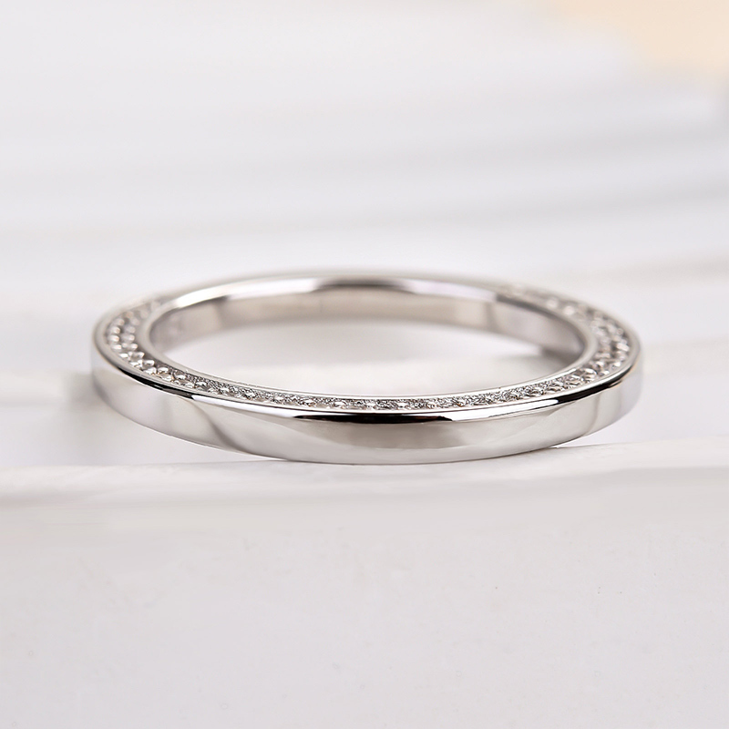 Unique Wedding Band For Women-Sterling Silver-lornajewelry