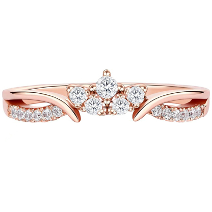 Sterling Silver Guard Ring Enhancer for Engagement Rings Stackable Elegant Adjustable