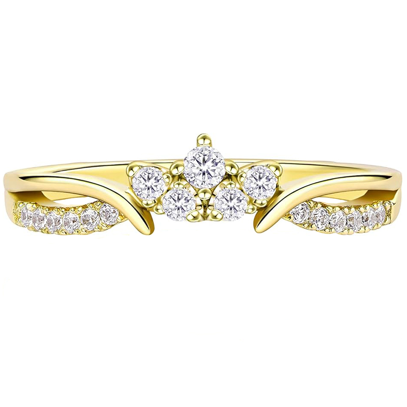 Sterling Silver Guard Ring Enhancer for Engagement Rings Stackable Elegant Adjustable