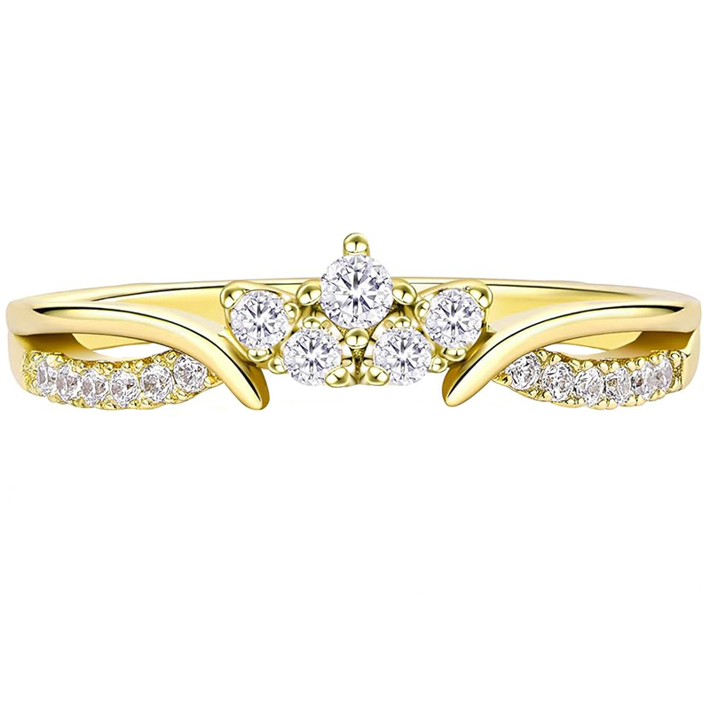 Sterling Silver Guard Ring Enhancer for Engagement Rings Stackable Elegant Adjustable