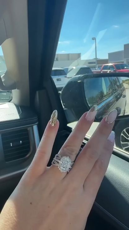 4Ct Vintage Halo Radiant Cut Wedding Ring Set In Sterling Silver