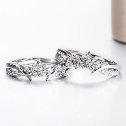 Sterling Silver Guard Ring Enhancer for Engagement Rings Stackable Elegant Adjustable