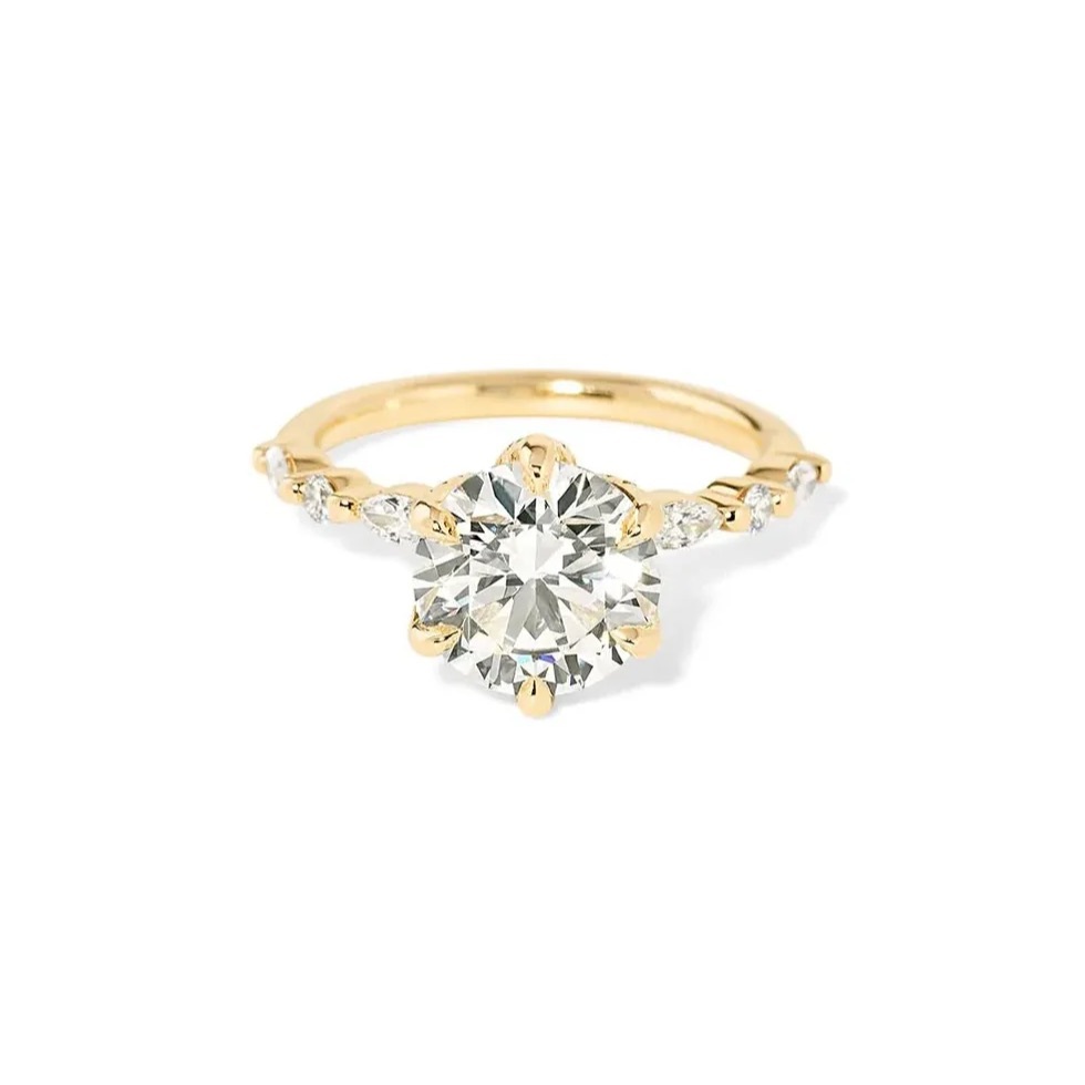 1Ct Moissanite Vintage Tiara Crown 3-Pieces Wedding Ring Set For Women In Sterling Silver