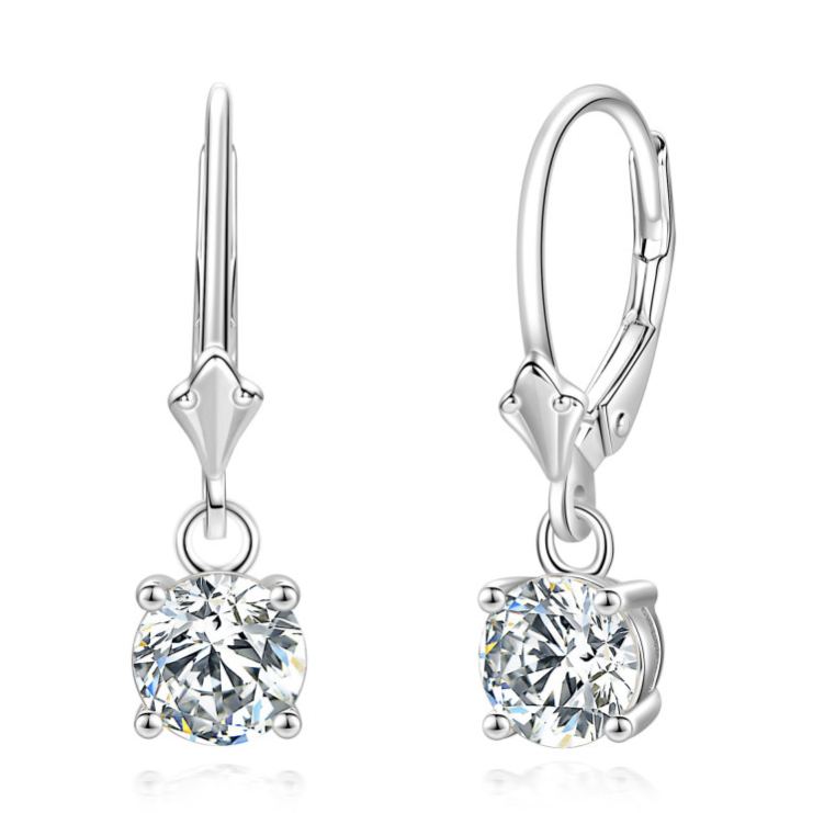 [Copy]Moissanite Tassel Earrings in Sterling Silver