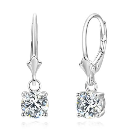 [Copy]Moissanite Tassel Earrings in Sterling Silver