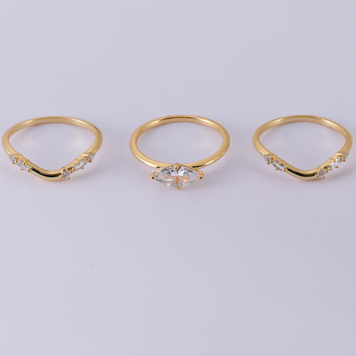 1.0Ct Moissanite Marquise Cut Graceful Wedding Set in Sterling Silver-Sterling Silver-lornajewelry