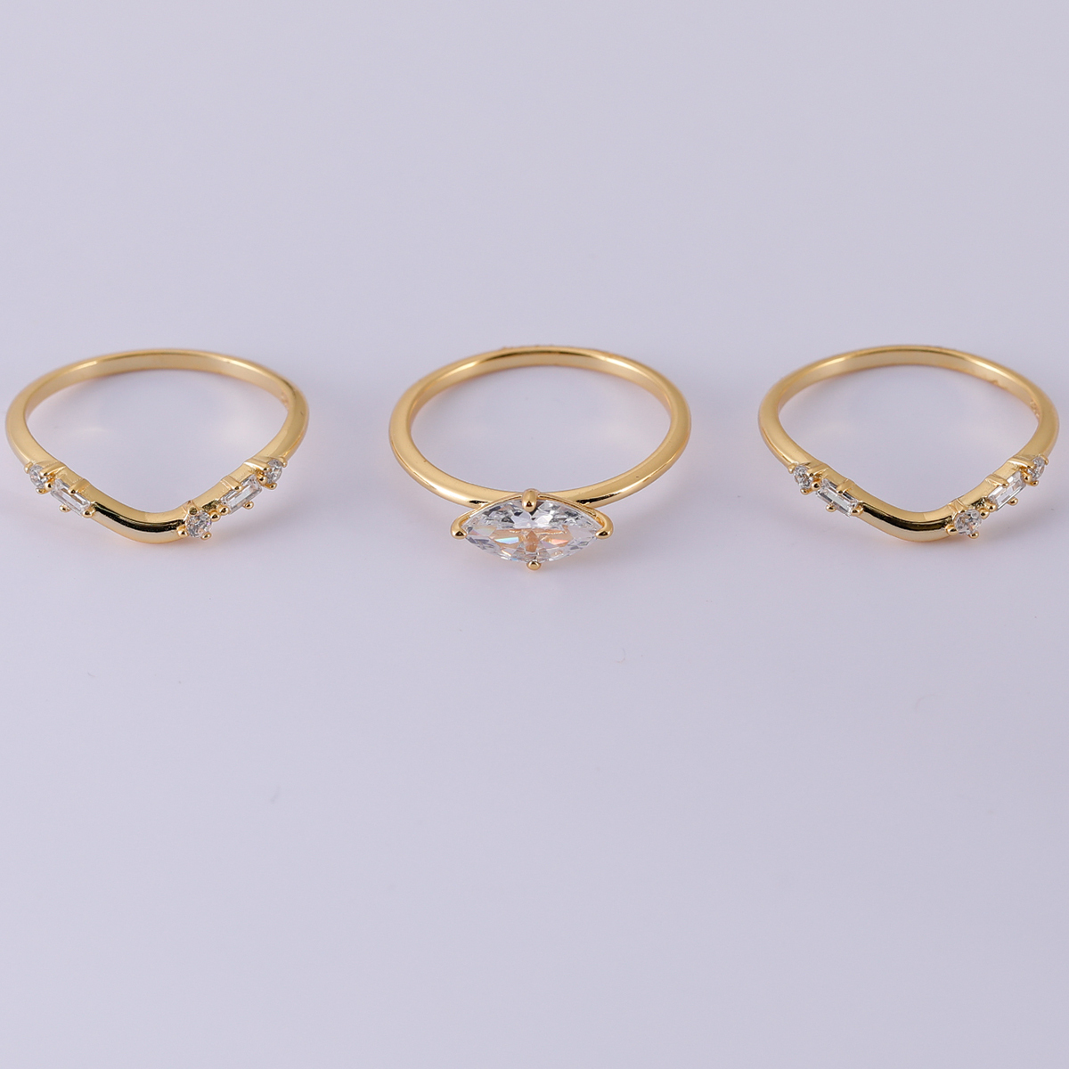1.0Ct Moissanite Marquise Cut Graceful Wedding Set in Sterling Silver-Sterling Silver-lornajewelry