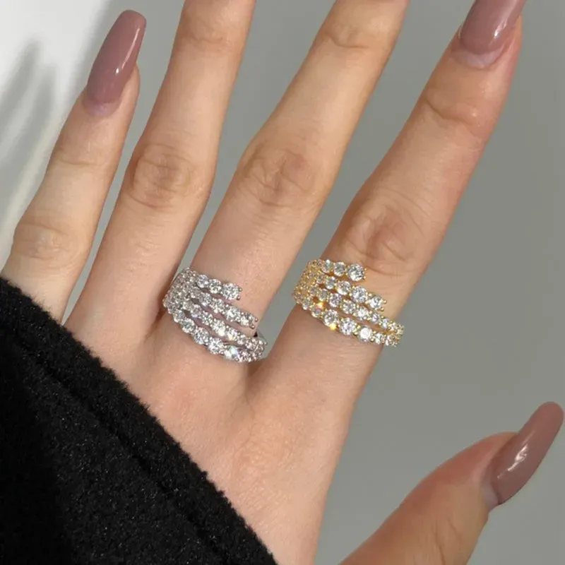 Fashion Round Cut Wedding Band-Sterling Silver-lornajewelry