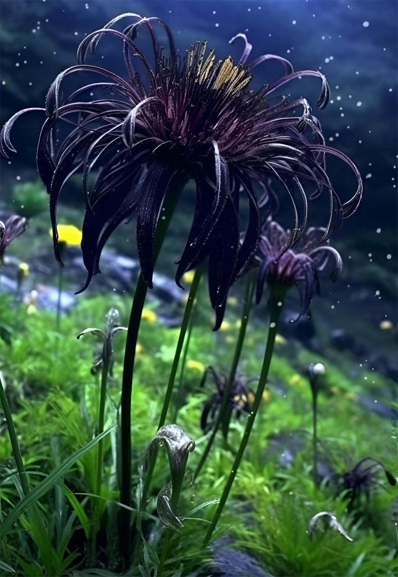 🖤Black Spider Lily