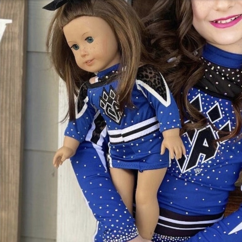 Custom American Girl 18 inch doll Rhinestones Uniform
