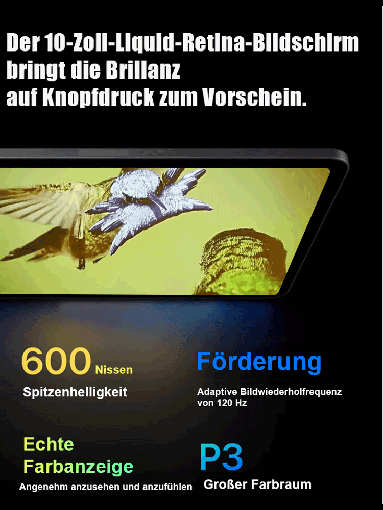 🎄Weihnachtsverkauf, Intelligentes Großbild-Tablet,der zweite für nur 60 Euro