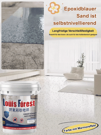 【Einmal multiplizieren】 Upgrade der Bodenfarbe auf Epoxidharz-Sandfarbe