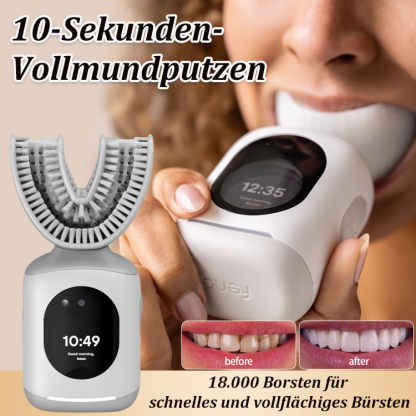 [Von Zahnärzten entwickelt] 10-Sekunden-vollautomatische, faule U-förmige elektrische Zahnbürste