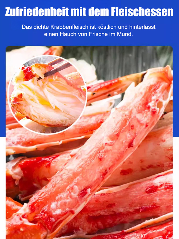 Leckere Königskrabbenbeine, tolles 10er-Sparpaket für nur 39 €