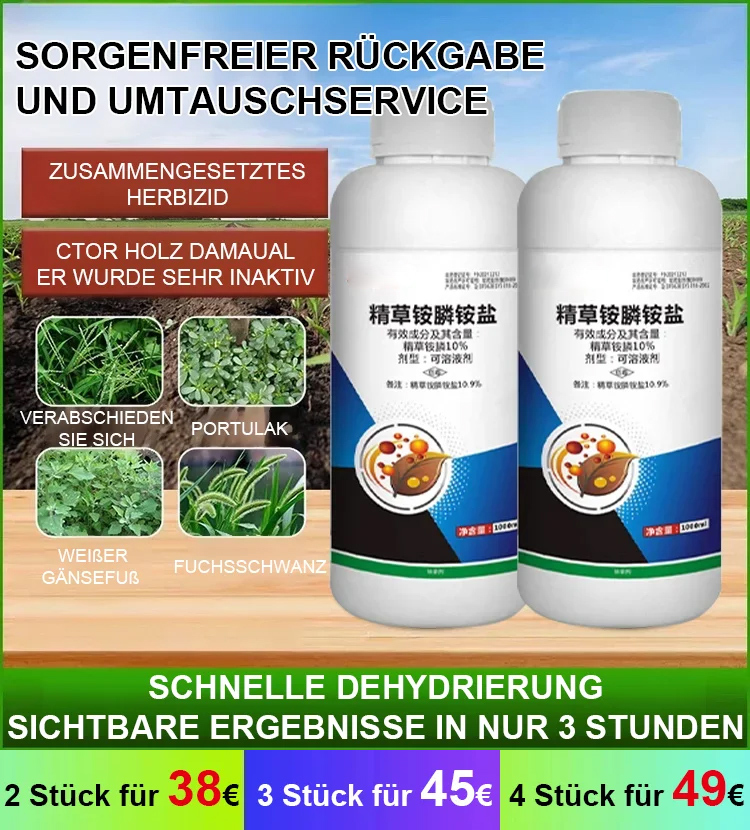 🌿Das wirksamste Herbizid, entwickelt vom Institut für Agrarwissenschaften der Universität München