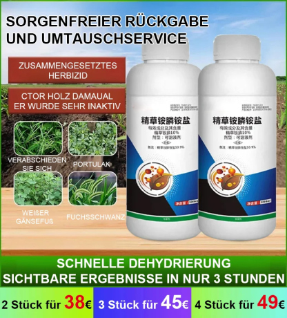 🌿Das wirksamste Herbizid, entwickelt vom Institut für Agrarwissenschaften der Universität München