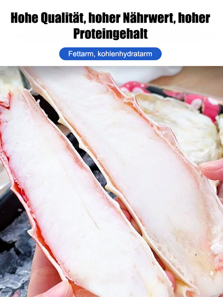 Leckere Königskrabbenbeine, tolles 10er-Sparpaket für nur 39 €