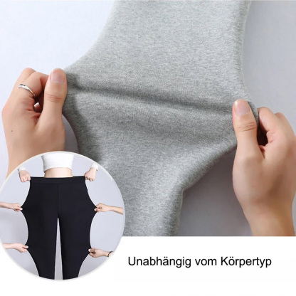 Superdicke HG-Label-Taschen-Lammwollleggings