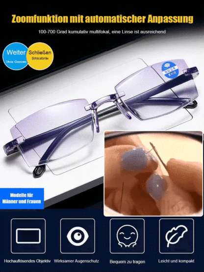 lunettes de lecture zoom