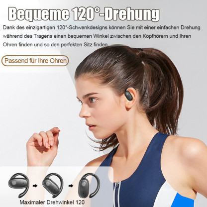 Kabellose Knochenleitungskopfhörer, HIFI-Klangqualität, keine Gehörschäden🎧️