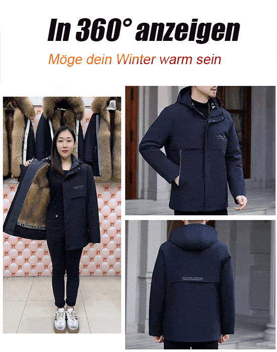 [-30 Grad Celsius kalt] Pelzmantel für Männer