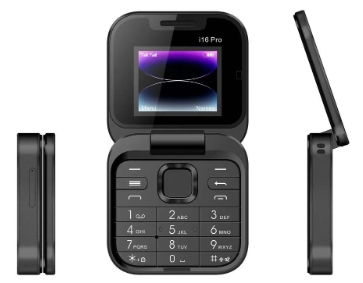 Klappbares Telefon mit Flip Button