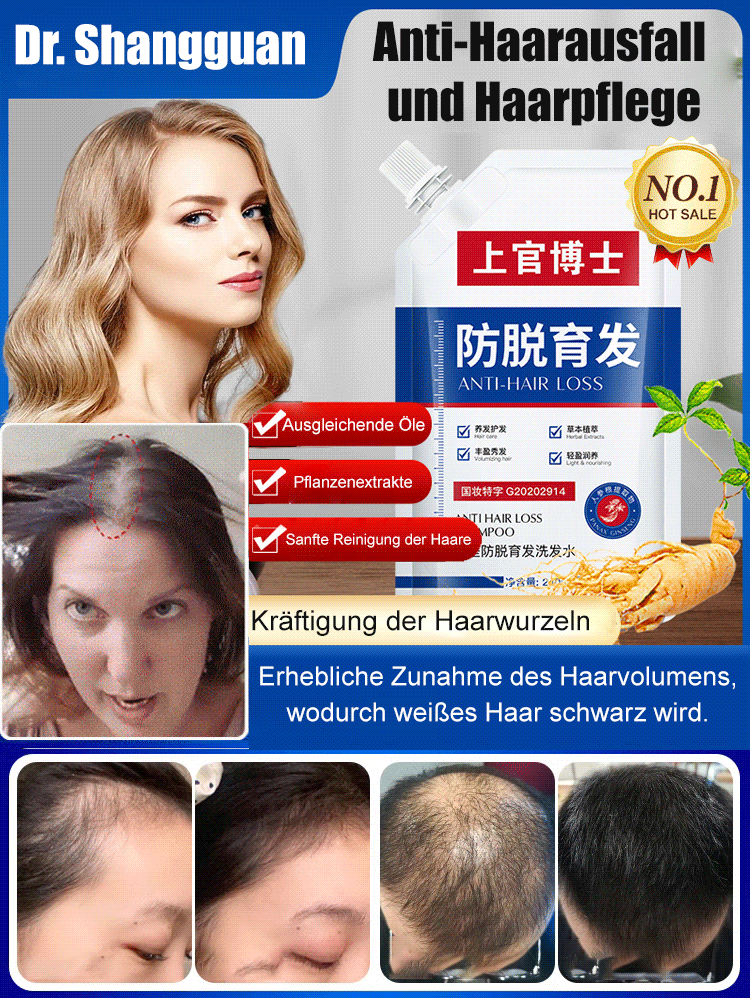 Das beste Shampoo für Menschen mit Haarausfall, Originalprodukt garantiert