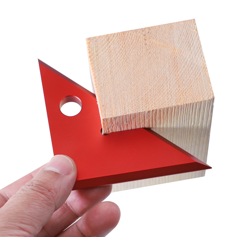 Dart Typ Mini Aluminiumlegierung Dreieck Lineal Holzbearbeitung rechten Winkel schrägen Winkel Positionierung Lineal Säge Tabelle Winkel multifunktionale Winkel Lineal