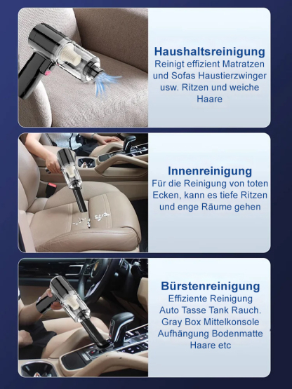 Multifunktionaler tragbarer Autostaubsauger, Zwei Stück € 55