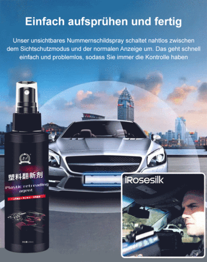 🔥Schwarze Technologie🔥Unsichtbares Nummernschildspray