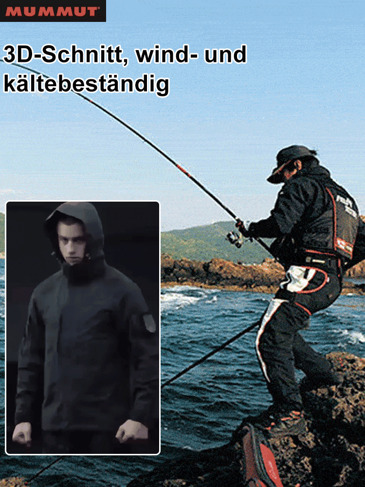 3-in-1-Windjacke zum Schutz vor Kälte und zum Halten der Temperatur