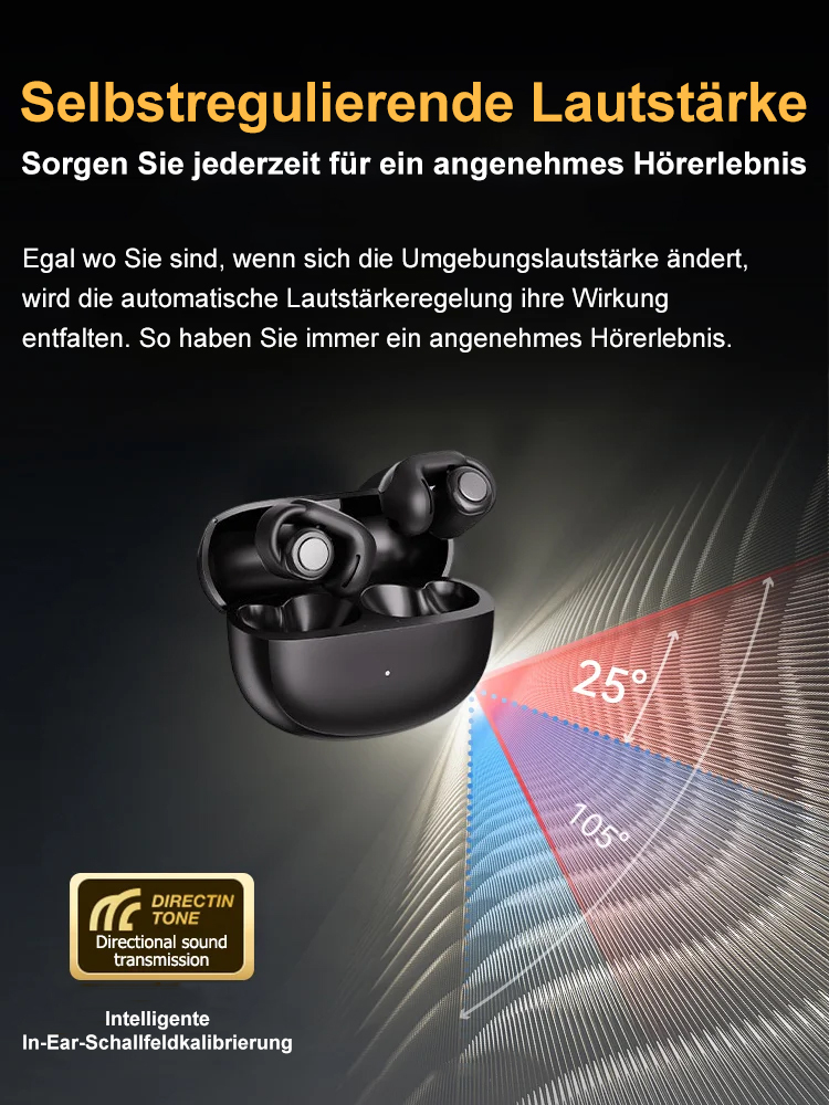 【Kostenlose Testversion】Bestseller Open-Ear-Sport-Bluetooth-Headset: angenehm zu tragen, lange Akkulaufzeit