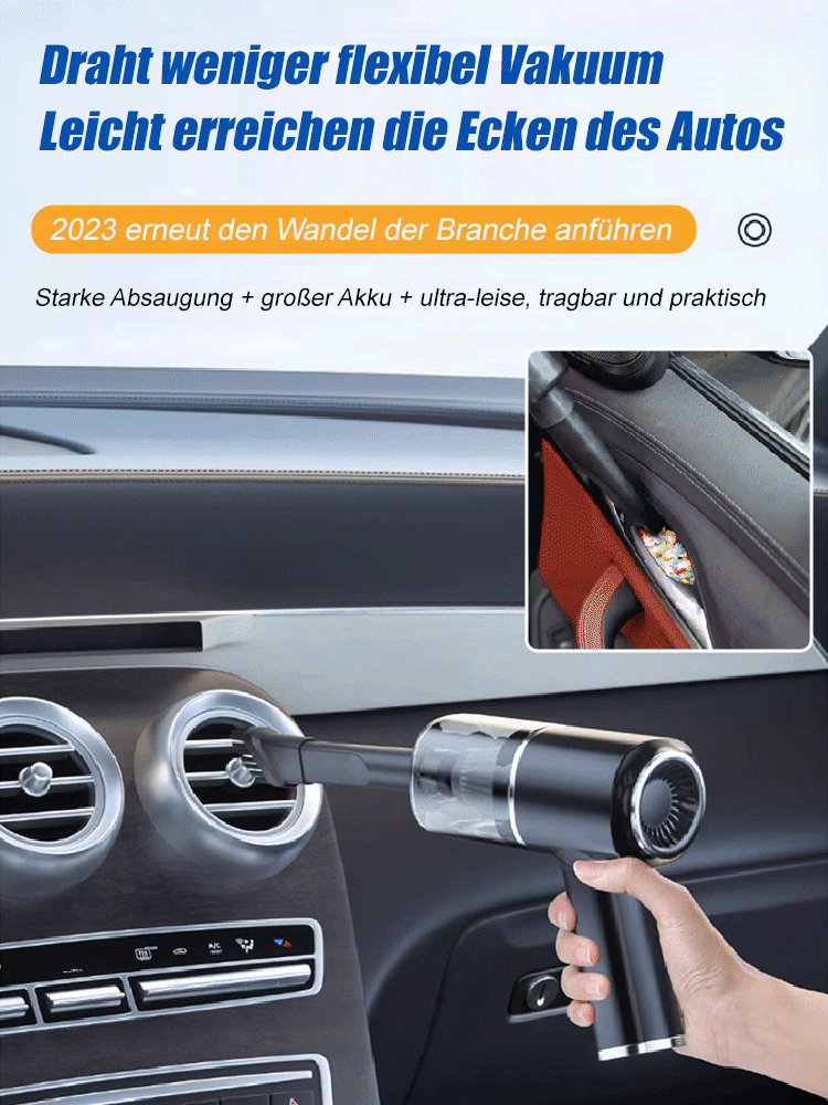 Multifunktionaler tragbarer Autostaubsauger, Zwei Stück € 55
