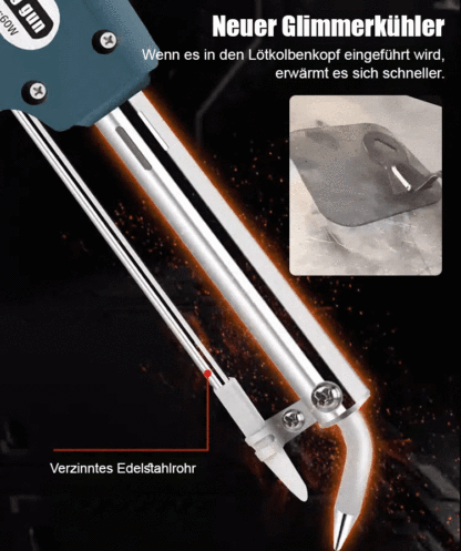 Handgehaltenes Lötset mit Innenheizungs-Lötkolben, 5-teiliges Set