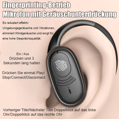 Kabellose Knochenleitungskopfhörer, HIFI-Klangqualität, keine Gehörschäden🎧️