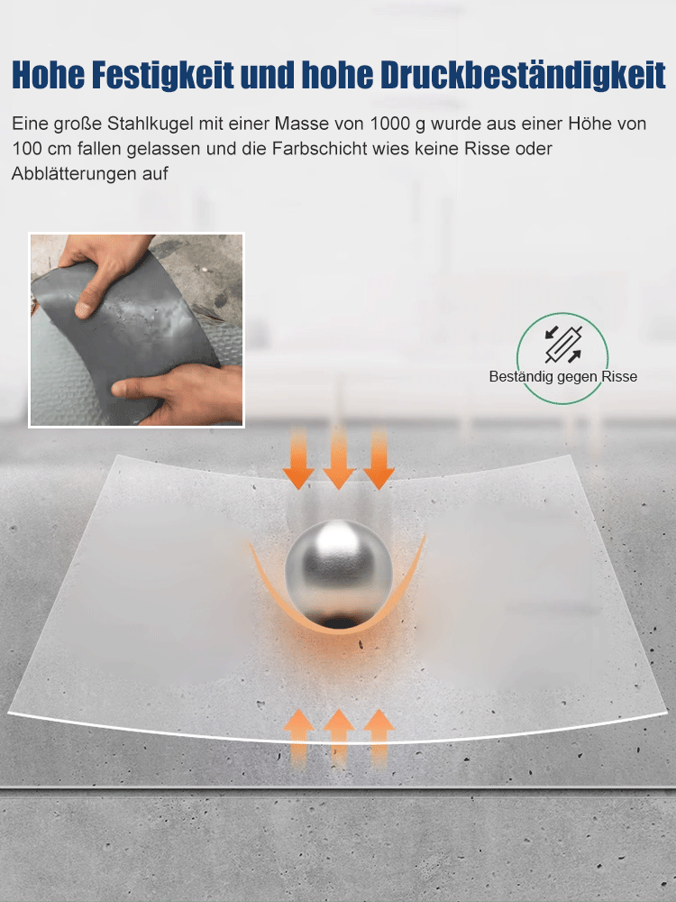 【Automatische Reparatur von Rissen】Universelle wasserdichte Beschichtung