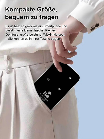 Ein Muss für unterwegs, ein tragbares WLAN-Internet-Tool, kostenloser Internetzugang
