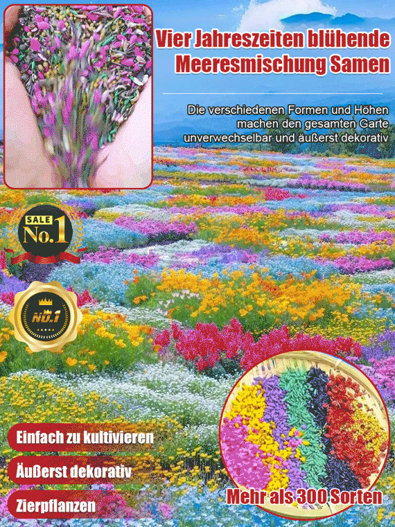 【Vier-Jahreszeiten-Blumen】Blumenmeer-Kombinationssamen💐