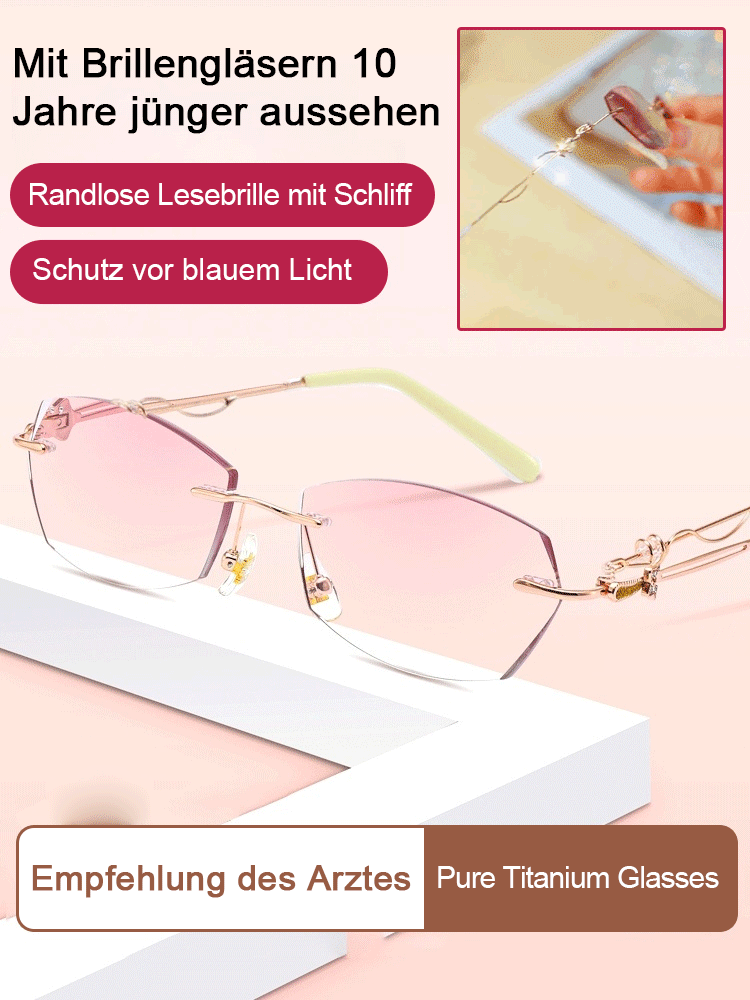 Lesebrille ohne Rahmen