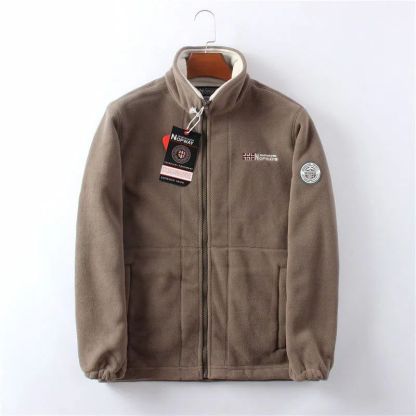 Export Norwegische einseitige doppelseitige Fleecejacke Herren