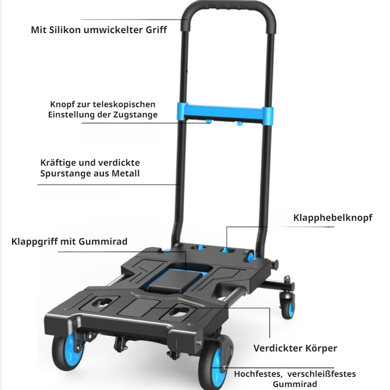 Tragbarer Klappwagen Leichter OutdoorCampingTrolley