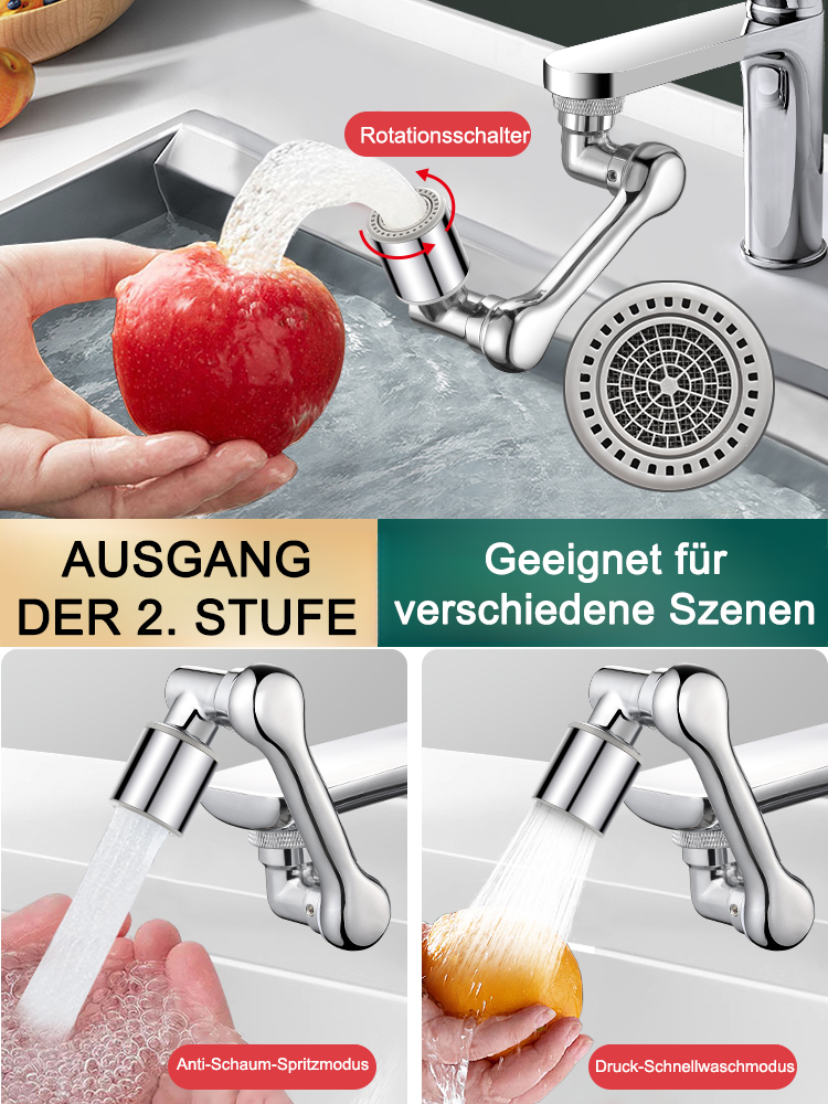 Spritzwassergeschützter Wasserhahn aus Edelstahl 304, sicher und unbedenklich😍