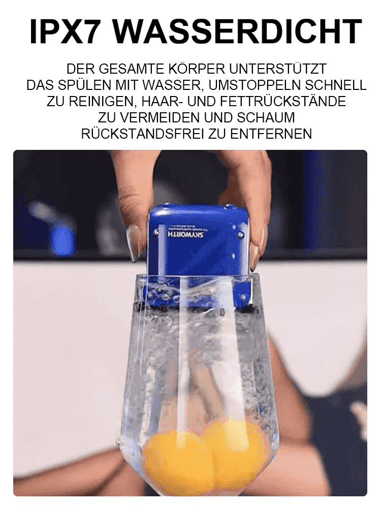 Leistungsstarker Rasierer, Rasur in 3 Sekunden