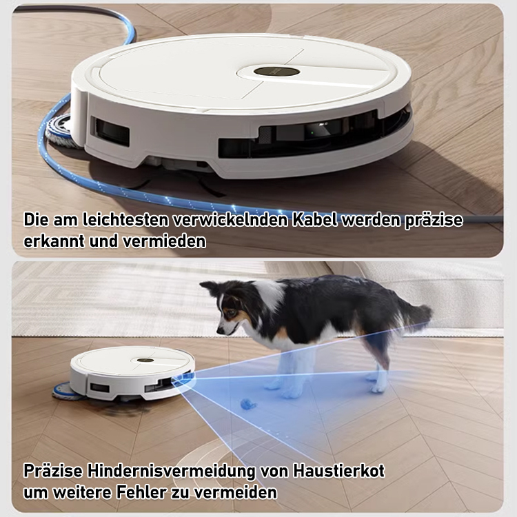 Intelligenter Kehrroboter mit einer Sterilisationsrate von bis zu 99,9 % und geringem Dezibelgeräusch😍