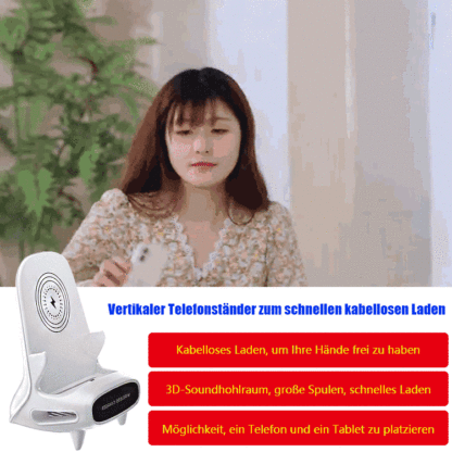 Kabellose Handy-Ladestation, schnelles und bequemes Laden, Zwei Stück € 52