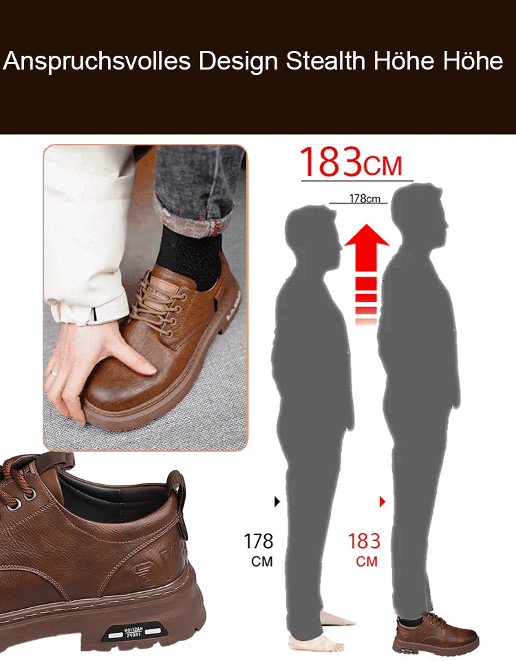 【Dasselbe wie im Geschäft】Herren Arbeits- und Freizeitschuhe, 2 Paar für nur 69 €👞