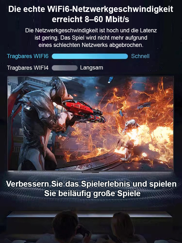 Ein Muss für unterwegs, ein tragbares WLAN-Internet-Tool, kostenloser Internetzugang