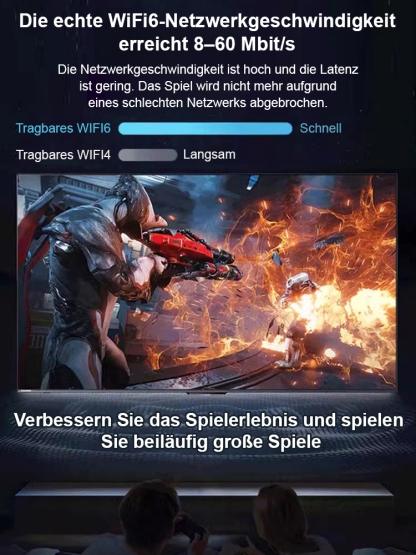 Ein Muss für unterwegs, ein tragbares WLAN-Internet-Tool, kostenloser Internetzugang